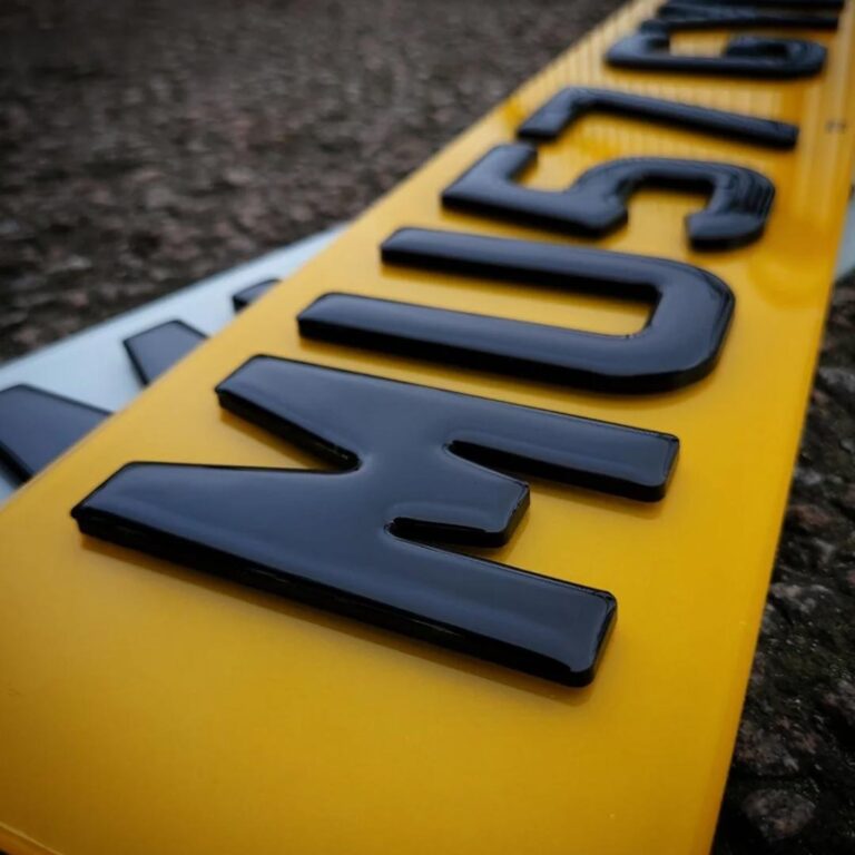 Number Plate 3D - 012